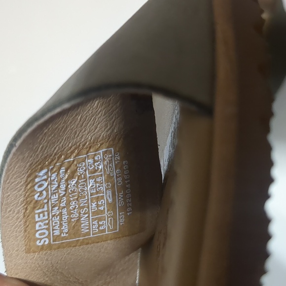 Sorel Ella Cross Ankle Strap Flat Sandal women size 6.5 - Picture 7 of 7